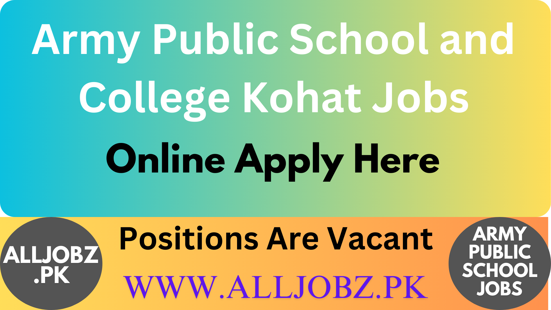 Army Public School And College Kohat Jobs