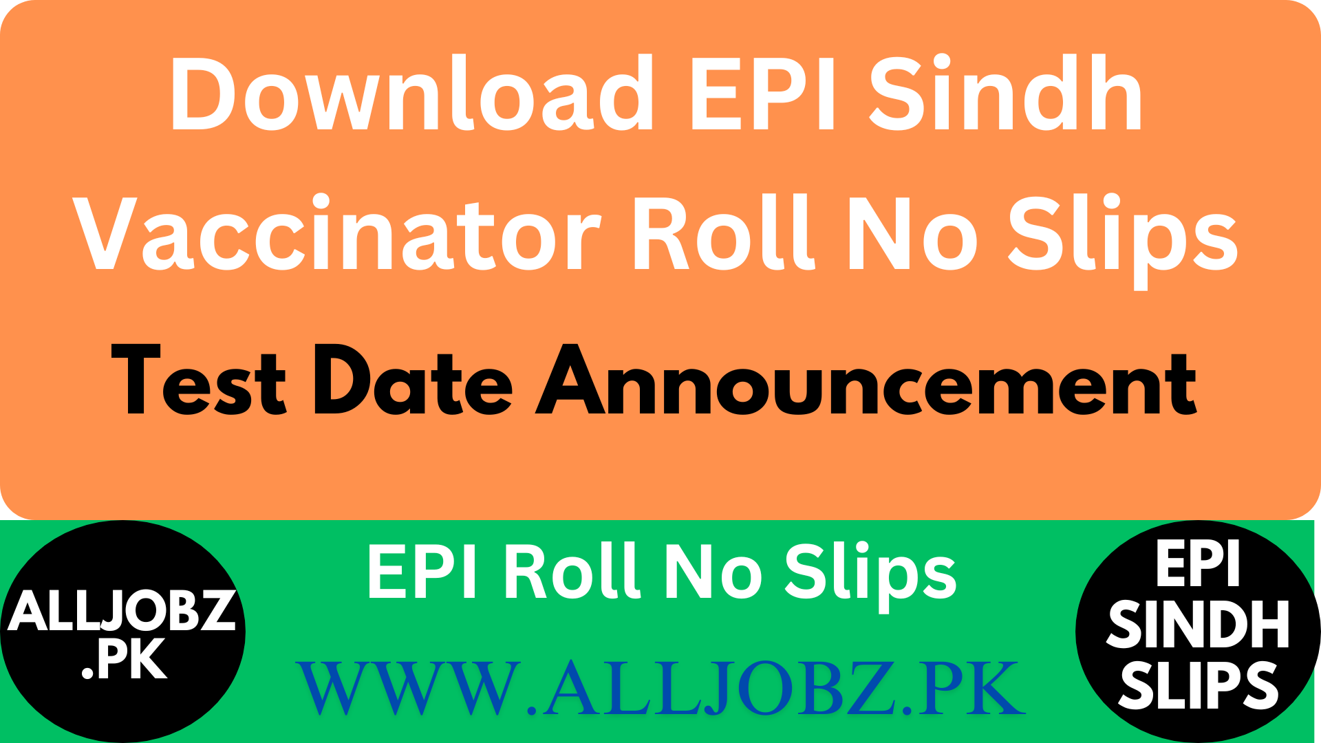 Download Epi Sindh Vaccinator Roll No Slips