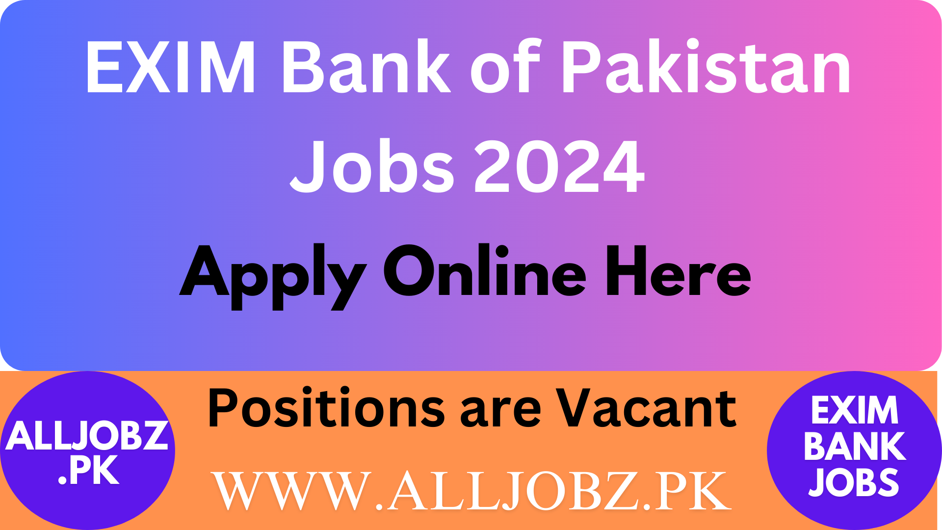 Exim Bank Of Pakistan Jobs Online Apply