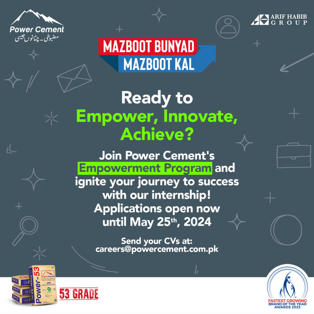 Ignite Your Journey To Success With A Power Cement Internship, Cement Manufacturing Internship, Pakistan Internship, Engineering Internship Pakistan, Power Cement Internship, Intern Jobs Pakistan, Student Internship Pakistan, Cement Industry Internship, Material Science Internship Pakistan, Chemical Engineering Internship Pakistan, Production Internship Pakistan