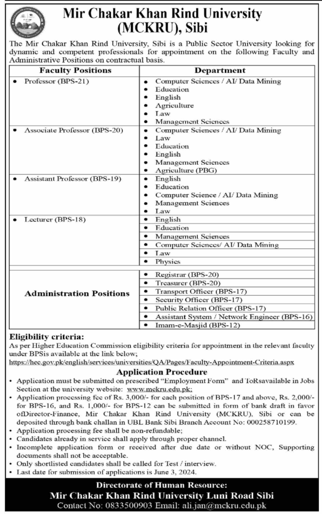Opportunities At Mir Chakar Khan Rind University, Mir Chakar Khan Rind University Jobs 2024, Mir Chakar Khan Rind University Jobs Salary, Mir Chakar Khan Rind University Jobs 2024, Mir Chakar Khan Rind University Fee Structure, Mir Chakar Khan Rind University Merit List, Mir Chakar Khan Rind University Job Application Form, Mir Chakar Khan Rind University Admission 2024 Last Date, Exciting Opportunities At Mir Chakar Khan Rind University 2024, Mir Chakar Khan Rind University Jobs 2024,