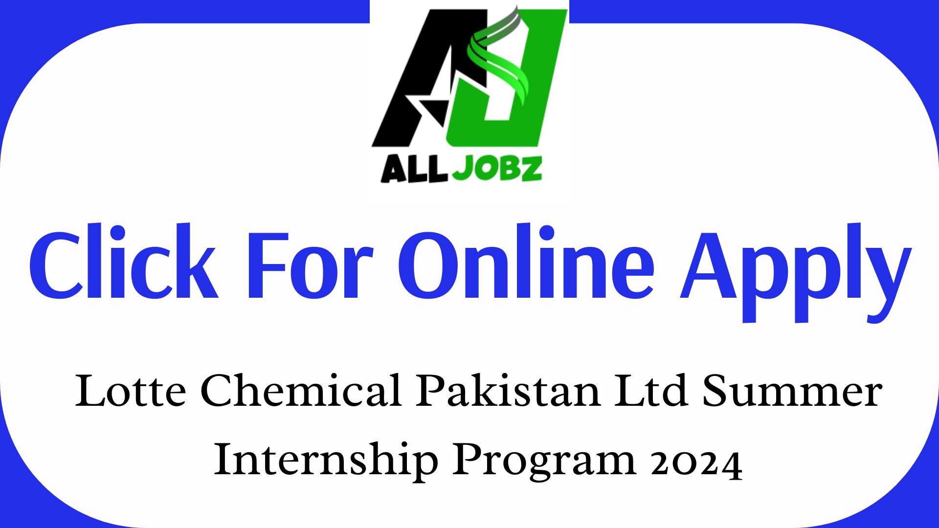 Lotte Chemical Pakistan Ltd Summer Internship Program 2024