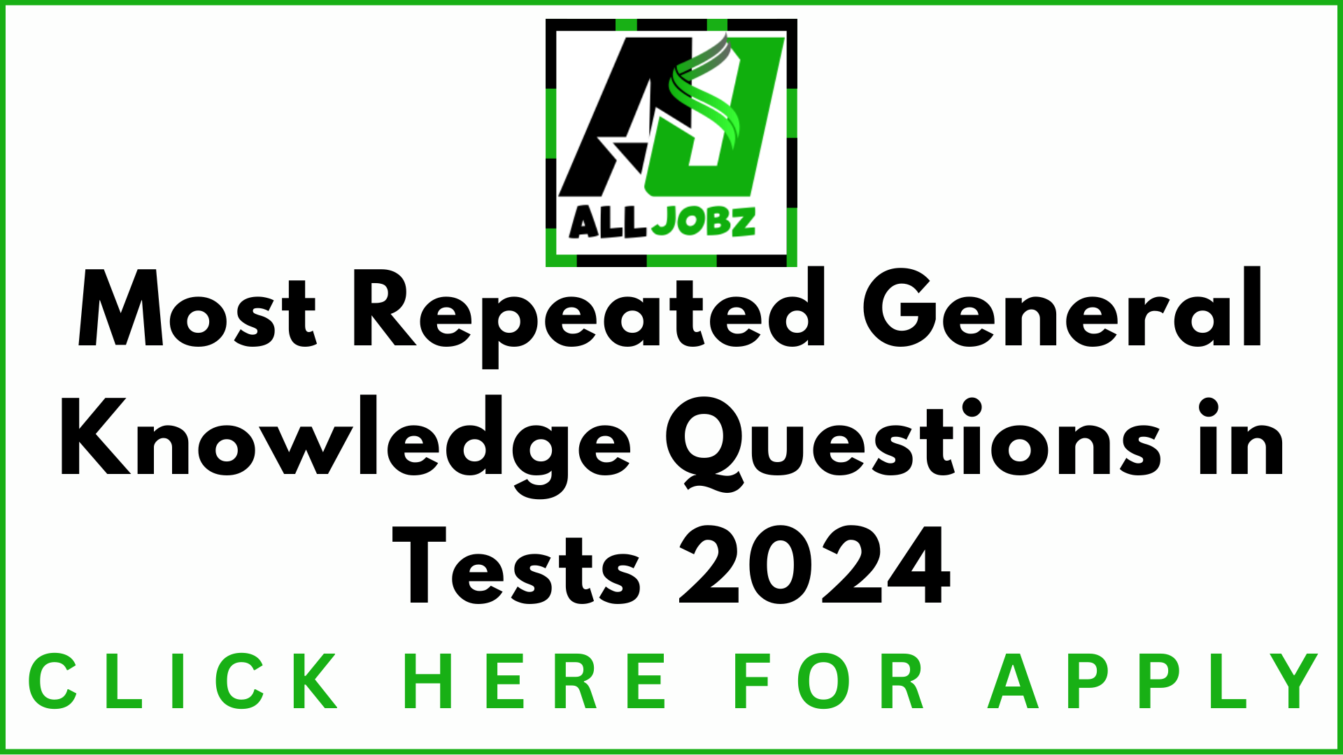 Most Repeated General Knowledge Questions In Tests