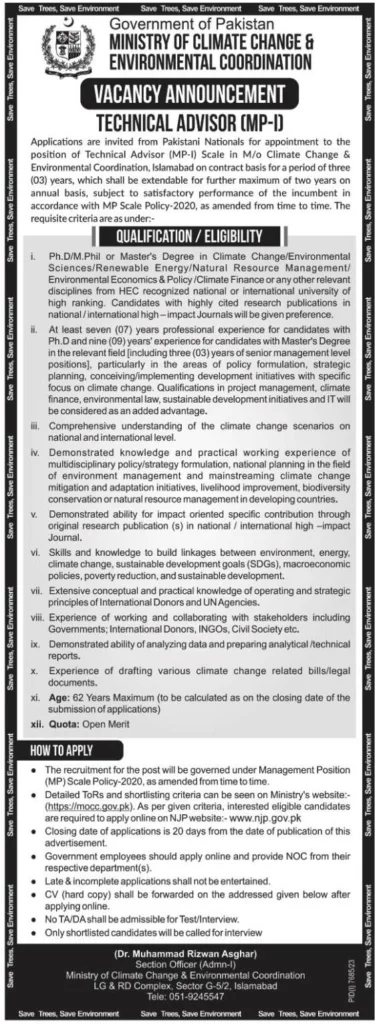 Ministry of Climate Change Environmental Coordination Management Jobs 2 Ministry of Climate Change Environmental Coordination Management Jobs,
Ministry of Climate Change and Environmental coordination Posts,
Ministry of Climate Jobs 2024,
Ministry of Climate Change Internship,
Jobs in Ministry of Environment Forest and Climate Change,
Pakistan Environmental Protection Agency Jobs,
Ministry of Environment jobs,
Environmental Climate Change jobs,
Ministry of Climate Change contact number,