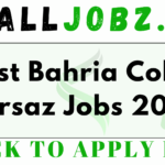 Latest Bahria College Karsaz Jobs