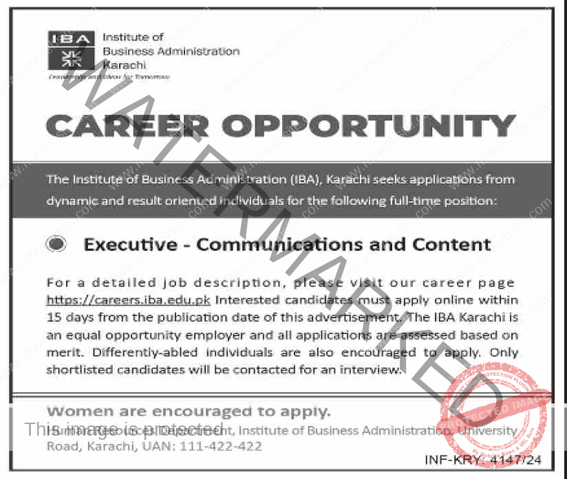 IBA Institute of Business Administration Today Jobs 2025 2 IBA Institute of Business Administration Today Jobs 2025