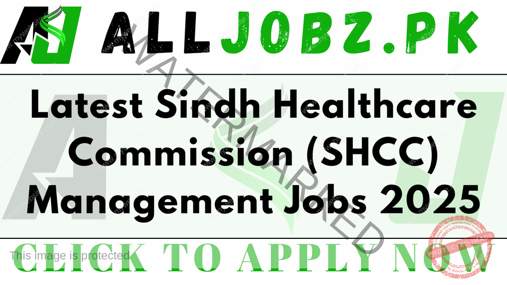 Latest Sindh Healthcare Commission (SHCC) Management Jobs